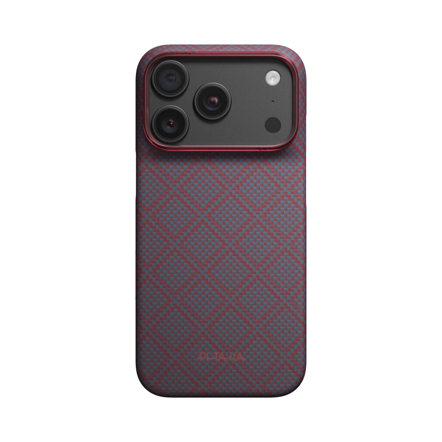Чохол Pitaka Edge Case for iPhone 18 Pro/17 Pro - Blue's Red