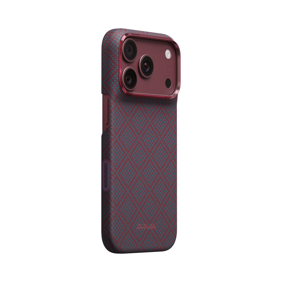 Чохол Pitaka Edge Case for iPhone 18 Pro/17 Pro - Blue's Red