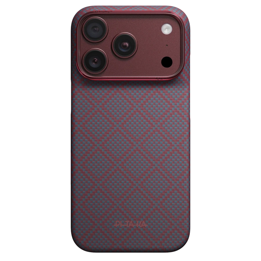 Чохол Pitaka Edge Case for iPhone 18 Pro/17 Pro - Blue's Red