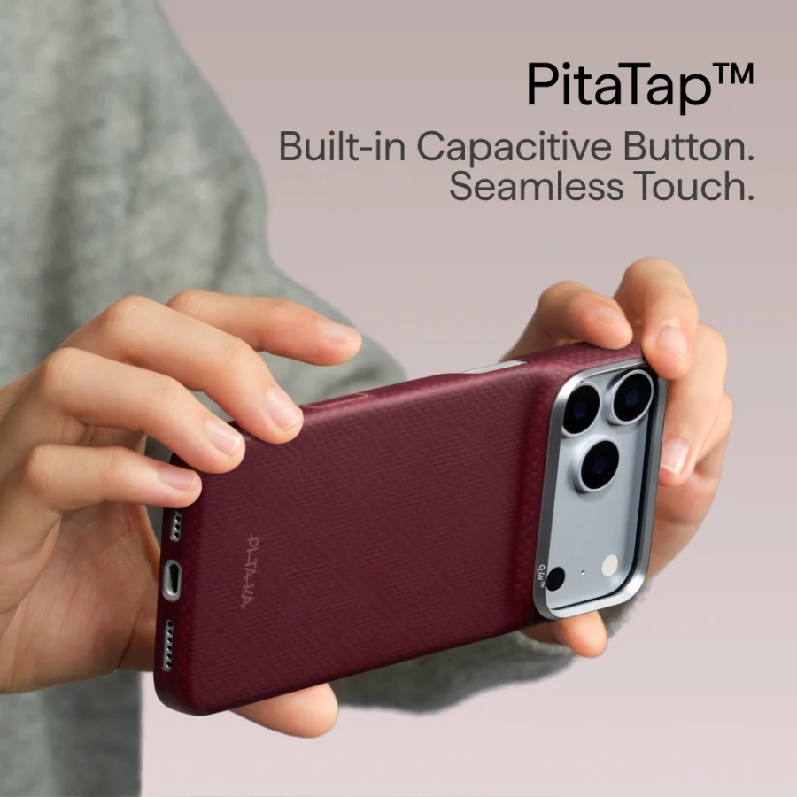 Чохол Pitaka Edge Case for iPhone 18 Pro/17 Pro - Burgundy