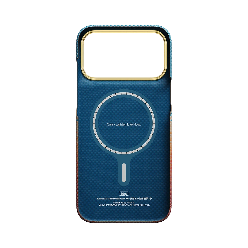 Чохол Pitaka Edge Case for iPhone 18 Pro/17 Pro - California Dream-01 (KI1806P)