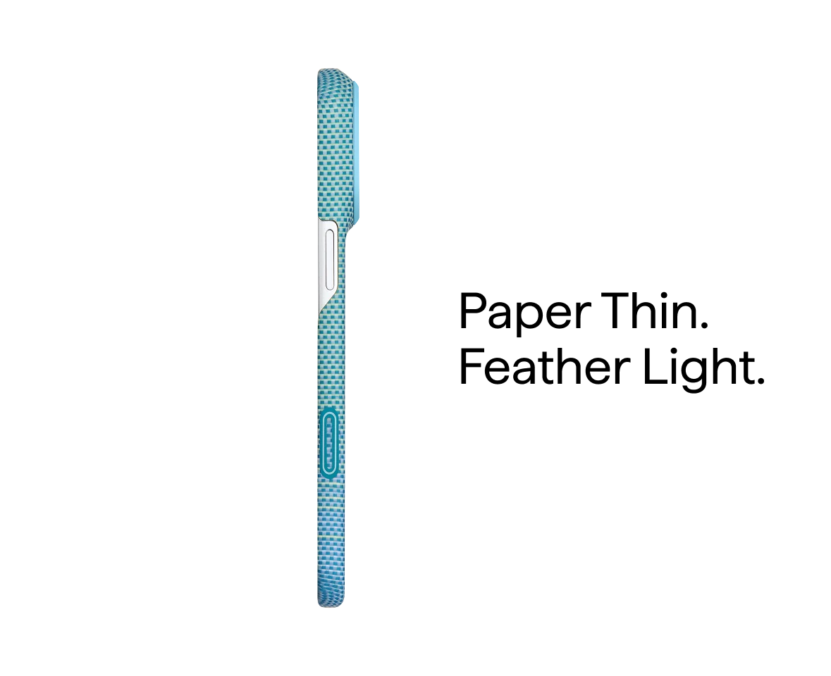 Чохол Pitaka Edge Case for iPhone 18 Pro/17 Pro - Lucid Blue (KI1812P)