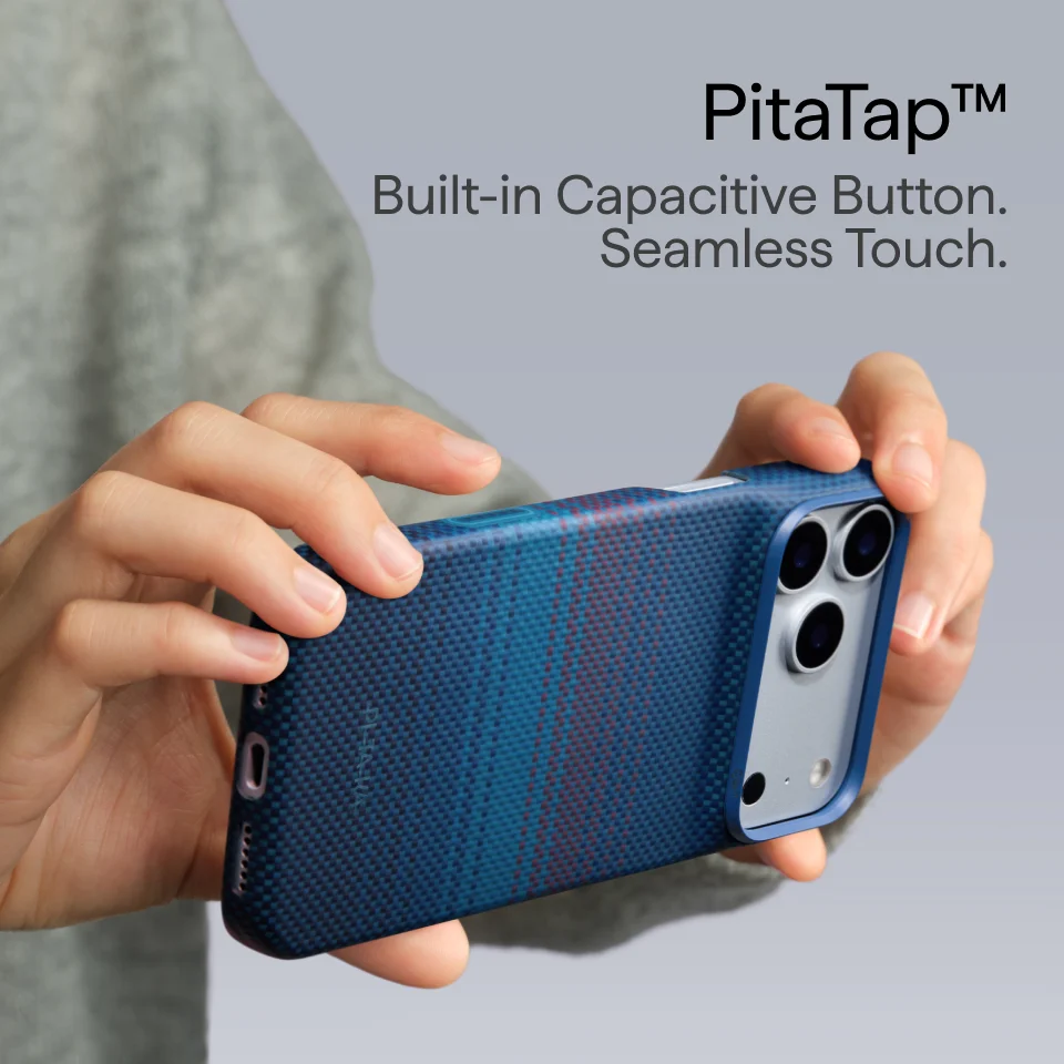 Чохол Pitaka Edge Case for iPhone 18 Pro/17 Pro - Midnight (KI1803P)