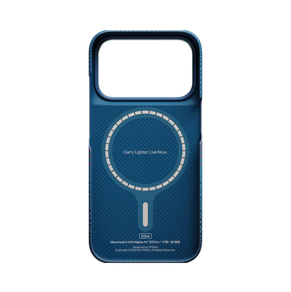 Чохол Pitaka Edge Case for iPhone 18 Pro/17 Pro - Midnight (KI1803P)