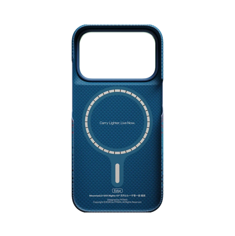 Чохол Pitaka Edge Case for iPhone 18 Pro/17 Pro - Midnight (KI1803P)