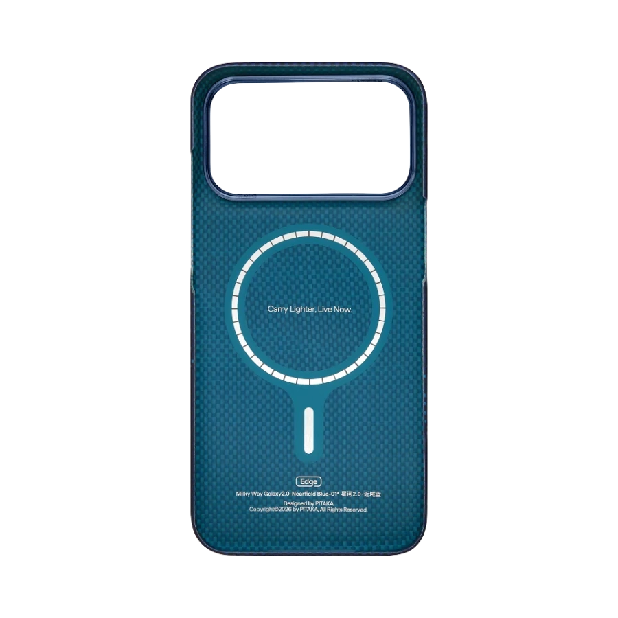 Чохол Pitaka Edge Case for iPhone 18 Pro/17 Pro - Nearfield Blue (KI1805P)