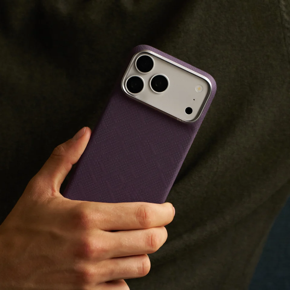 Чохол Pitaka Edge Case for iPhone 18 Pro/17 Pro - [PTK Weaving] Charoite Purple