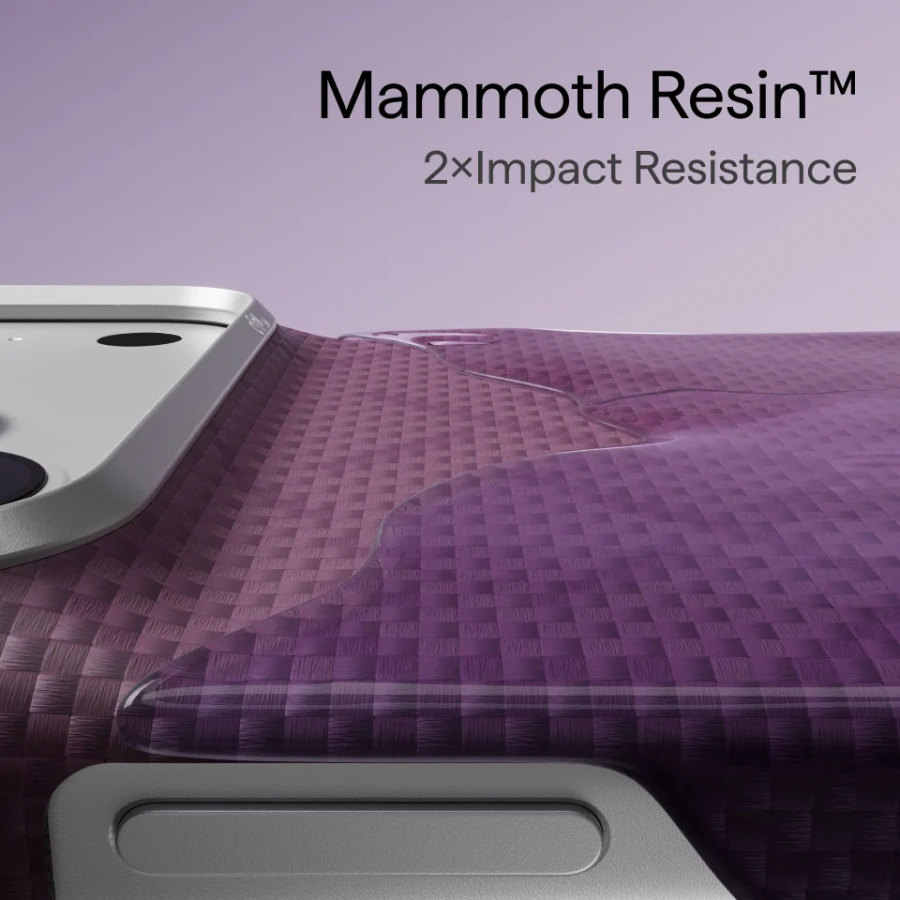 Чохол Pitaka Edge Case for iPhone 18 Pro/17 Pro - [PTK Weaving] Charoite Purple