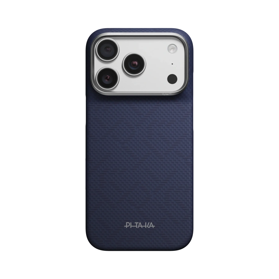 Чохол Pitaka Edge Case for iPhone 18 Pro/17 Pro - [PTK Weaving] Sapphire Blue