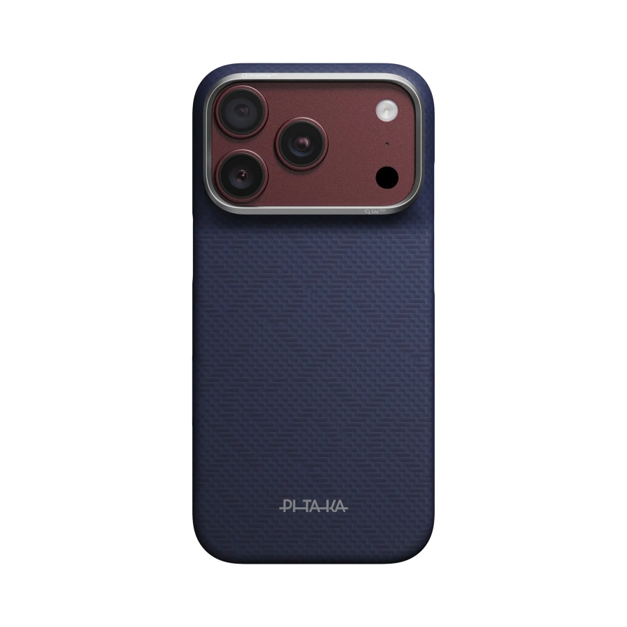 Чохол Pitaka Edge Case for iPhone 18 Pro/17 Pro - [PTK Weaving] Sapphire Blue