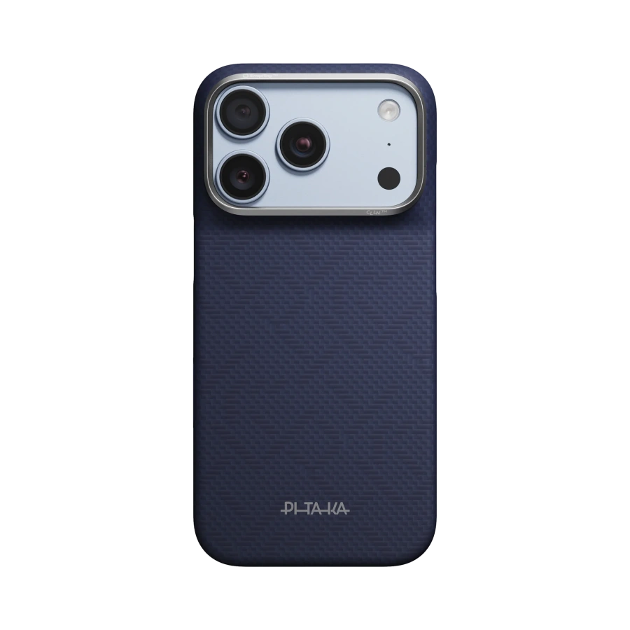 Чохол Pitaka Edge Case for iPhone 18 Pro/17 Pro - [PTK Weaving] Sapphire Blue