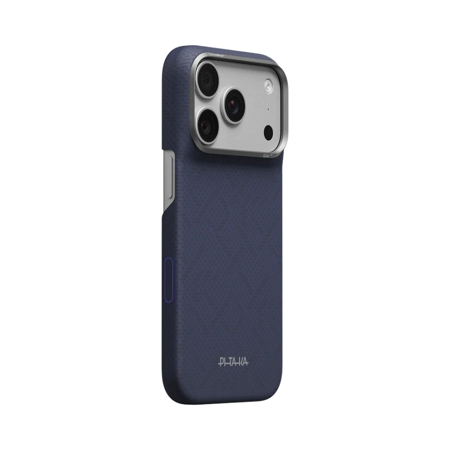 Чохол Pitaka Edge Case for iPhone 18 Pro/17 Pro - [PTK Weaving] Sapphire Blue