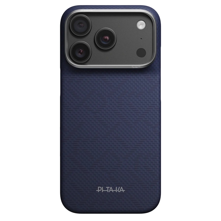 Чохол Pitaka Edge Case for iPhone 18 Pro/17 Pro - [PTK Weaving] Sapphire Blue