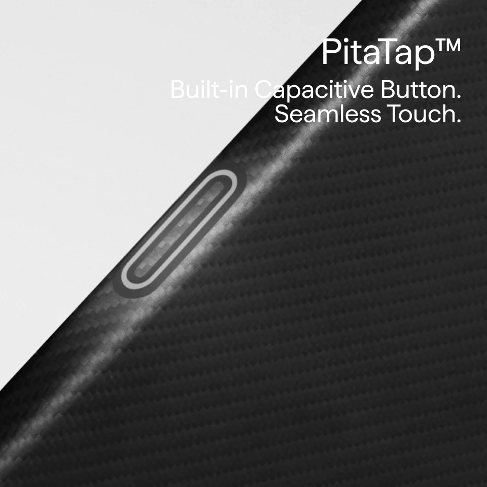 Чохол Pitaka Edge Case for iPhone 18 Pro Max/17 Pro Max - 600D Black/Grey [Twill] (KI1801PM)