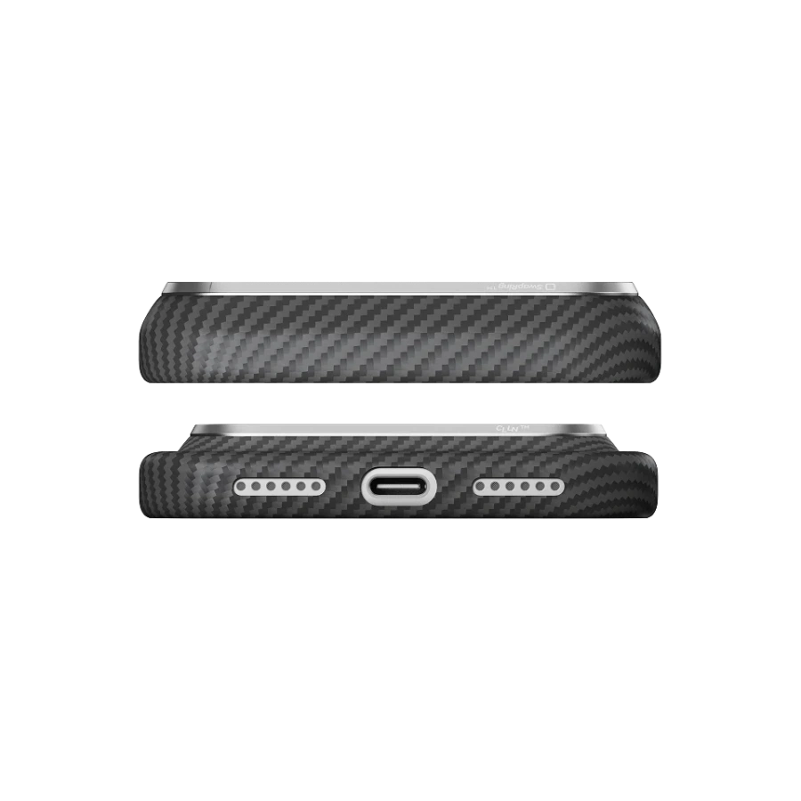 Чохол Pitaka Edge Case for iPhone 18 Pro Max/17 Pro Max - 600D Black/Grey [Twill] (KI1801PM)