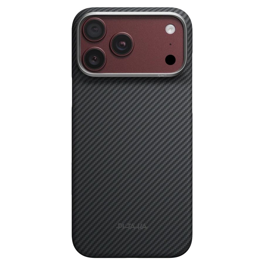 Чохол Pitaka Edge Case for iPhone 18 Pro Max/17 Pro Max - 600D Black/Grey [Twill] (KI1801PM)