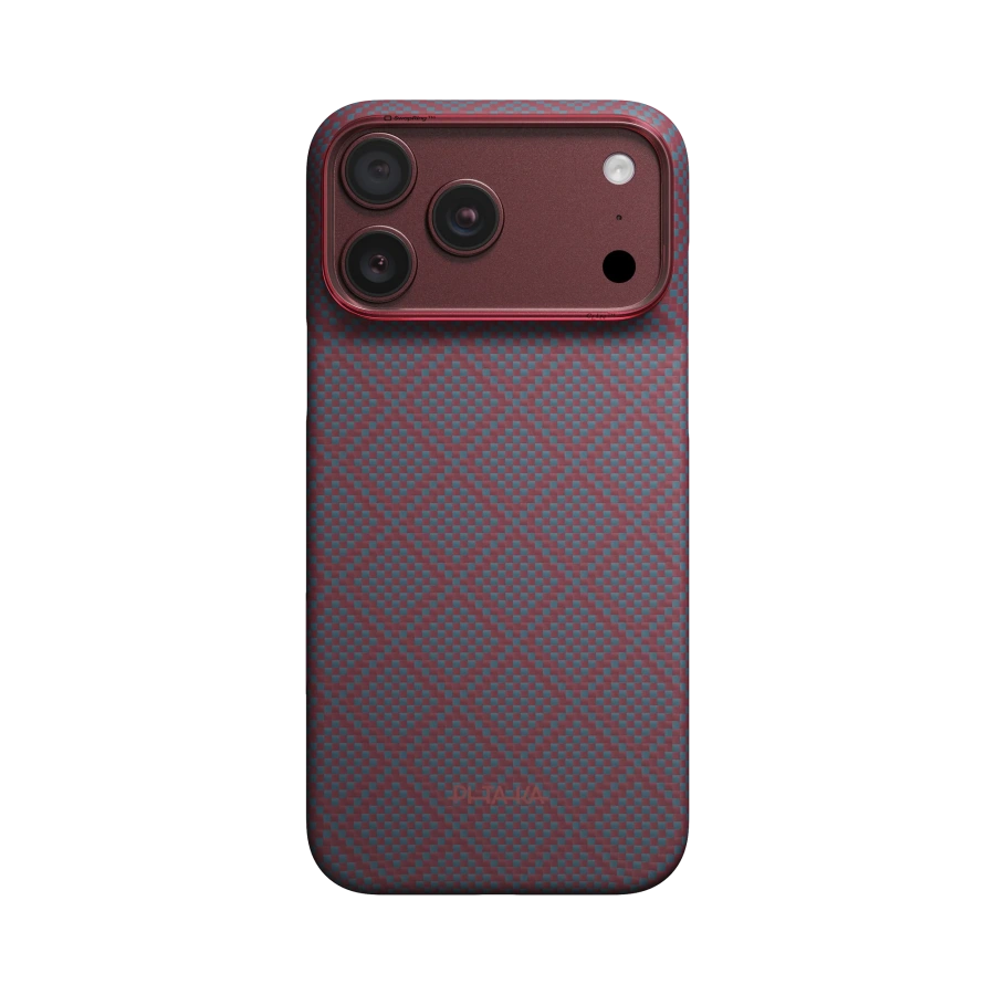 Чохол Pitaka Edge Case for iPhone 18 Pro Max/17 Pro Max - Blue's Red