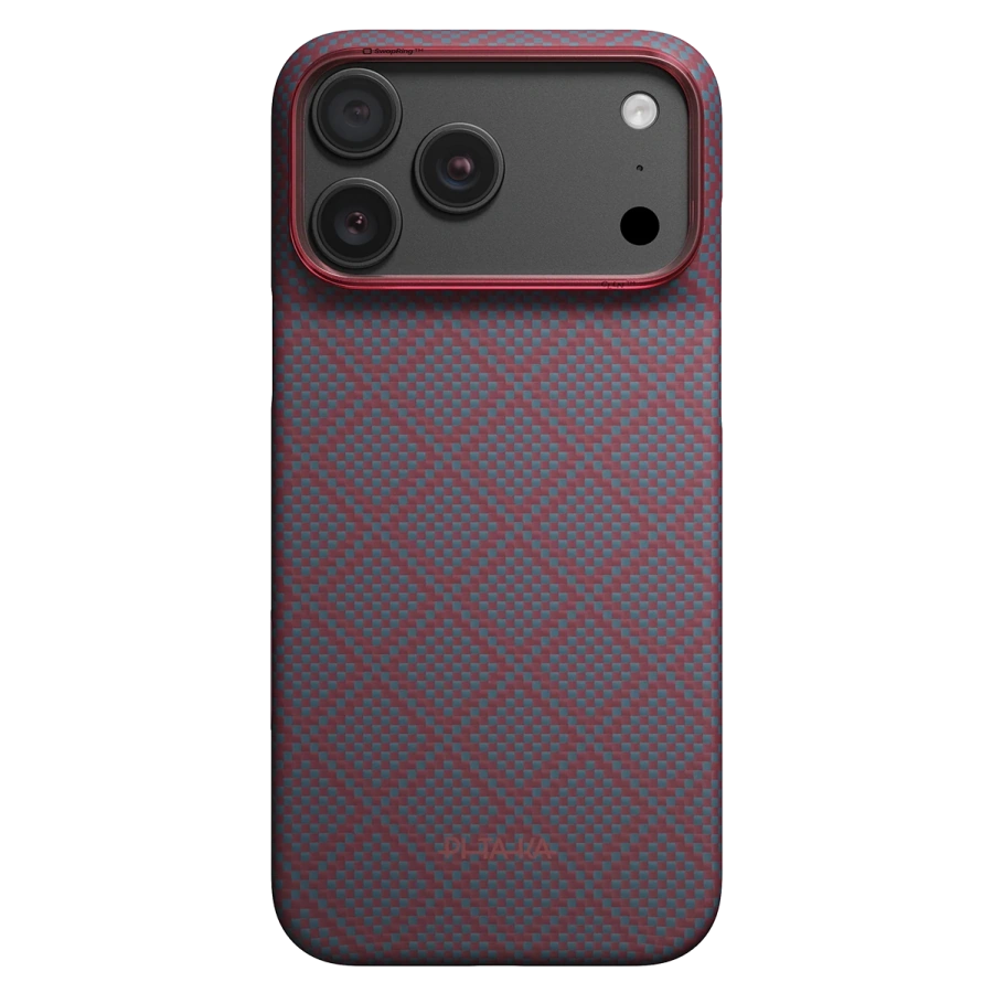 Чохол Pitaka Edge Case for iPhone 18 Pro Max/17 Pro Max - Blue's Red