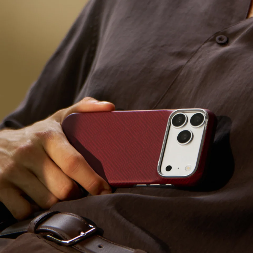Чохол Pitaka Edge Case for iPhone 18 Pro Max/17 Pro Max - Burgundy