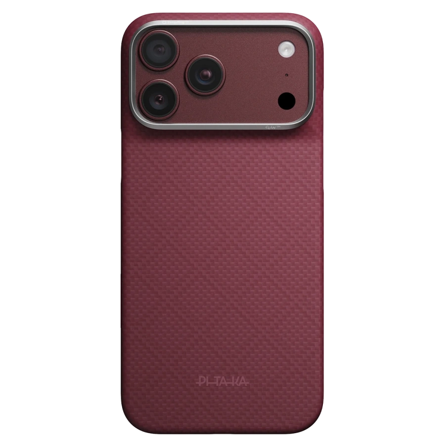 Чохол Pitaka Edge Case for iPhone 18 Pro Max/17 Pro Max - Burgundy