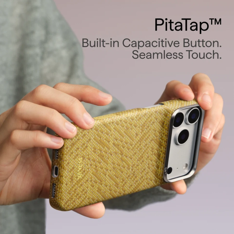 Чохол Pitaka Edge Case for iPhone 18 Pro Max/17 Pro Max - Golden Drift