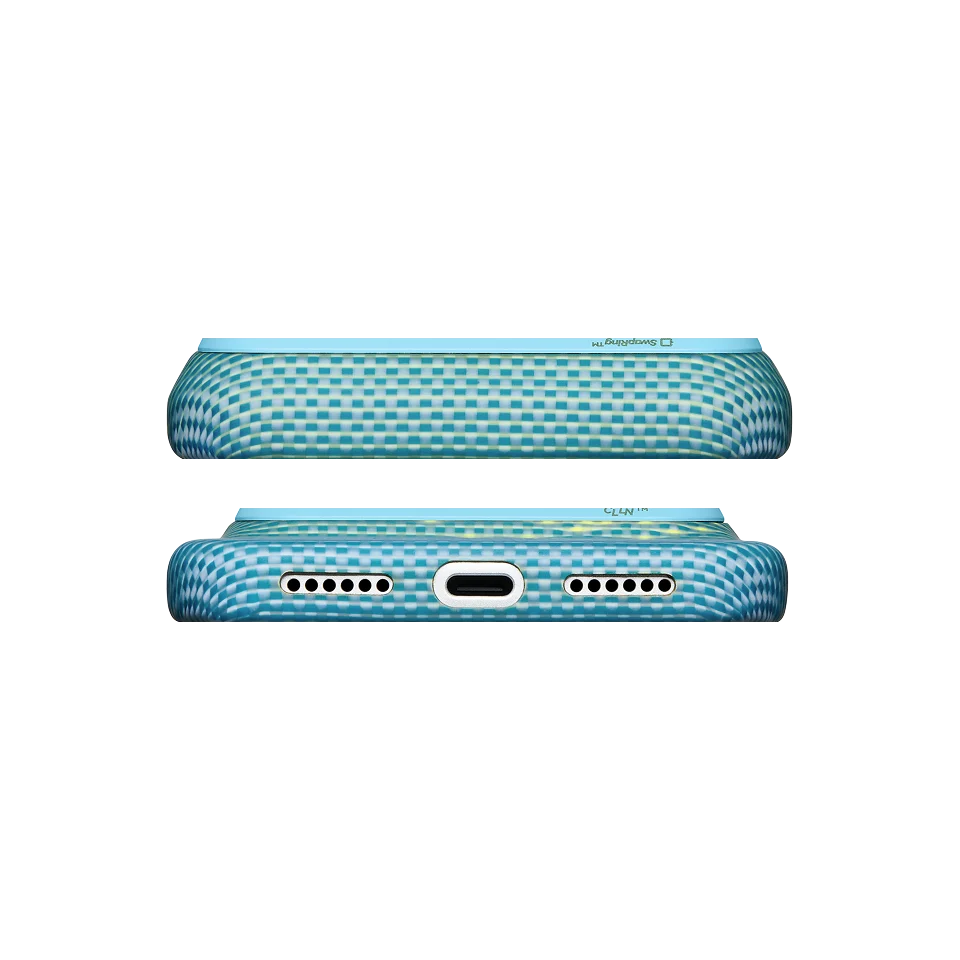Чохол Pitaka Edge Case for iPhone 18 Pro Max/17 Pro Max - Lucid Blue (KI1812PM)