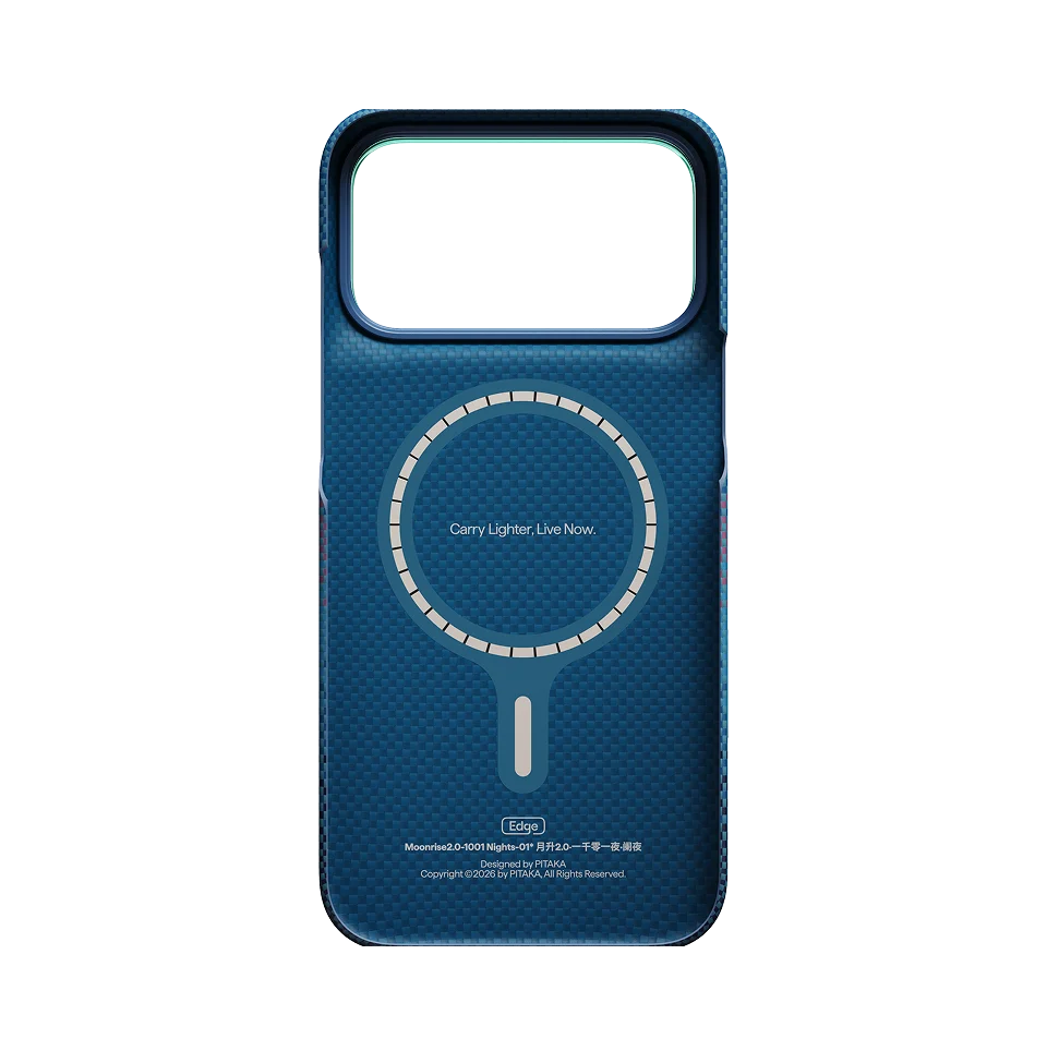 Чохол Pitaka Edge Case for iPhone 18 Pro Max/17 Pro Max - Midnight (KI1803PM)