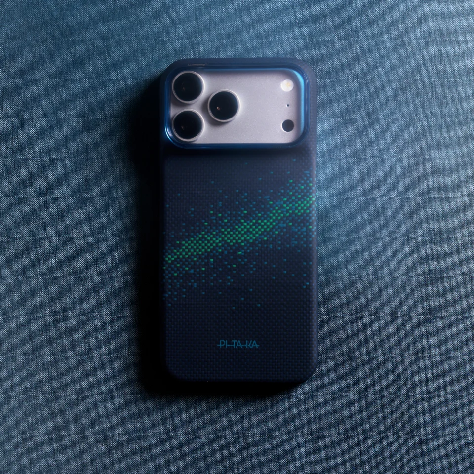 Чохол Pitaka Edge Case for iPhone 18 Pro Max/17 Pro Max - Nearfield Blue (KI1805PM)