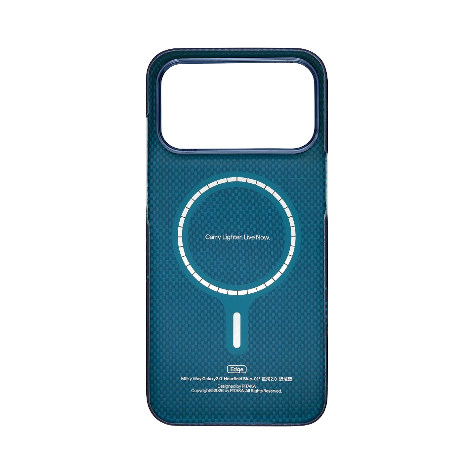 Чохол Pitaka Edge Case for iPhone 18 Pro Max/17 Pro Max - Nearfield Blue (KI1805PM)