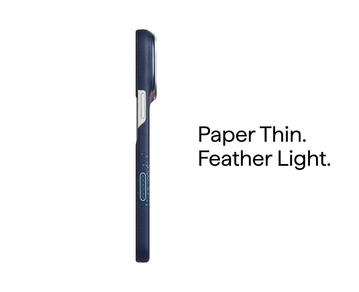Чохол Pitaka Edge Case for iPhone 18 Pro Max/17 Pro Max - Nearfield Blue (KI1805PM)