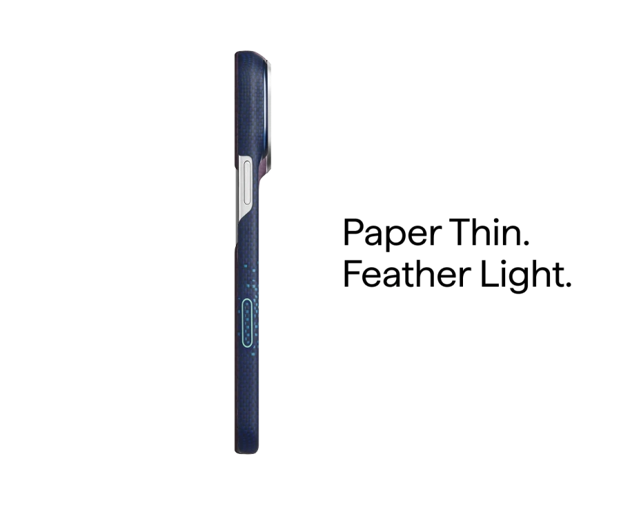 Чохол Pitaka Edge Case for iPhone 18 Pro Max/17 Pro Max - Nearfield Blue (KI1805PM)