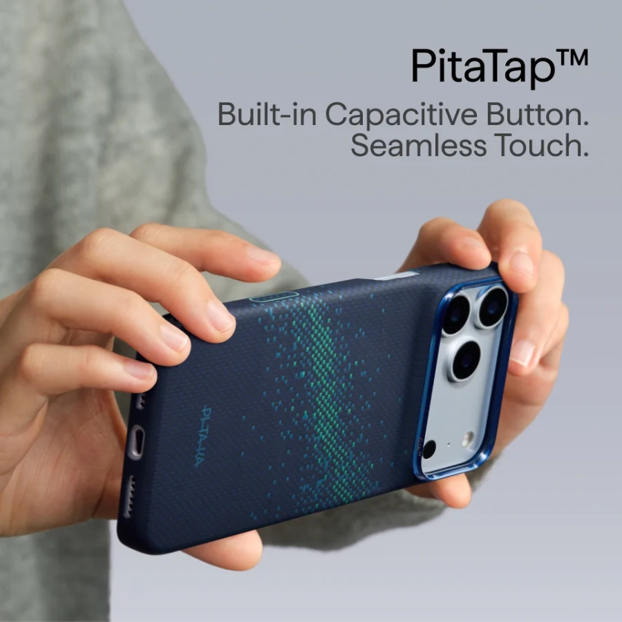 Чохол Pitaka Edge Case for iPhone 18 Pro Max/17 Pro Max - Nearfield Blue (KI1805PM)