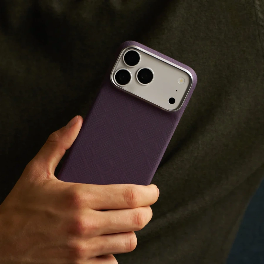 Чохол Pitaka Edge Case for iPhone 18 Pro Max/17 Pro Max - [PTK Weaving] Charoite Purple