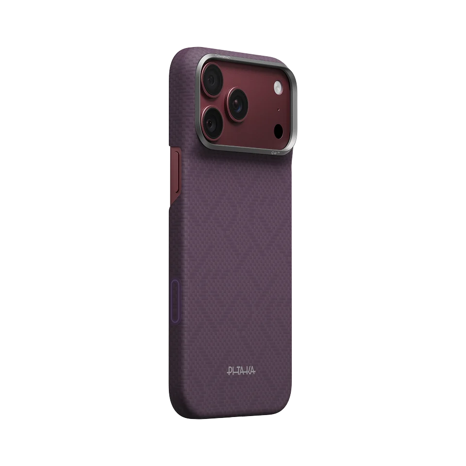 Чохол Pitaka Edge Case for iPhone 18 Pro Max/17 Pro Max - [PTK Weaving] Charoite Purple