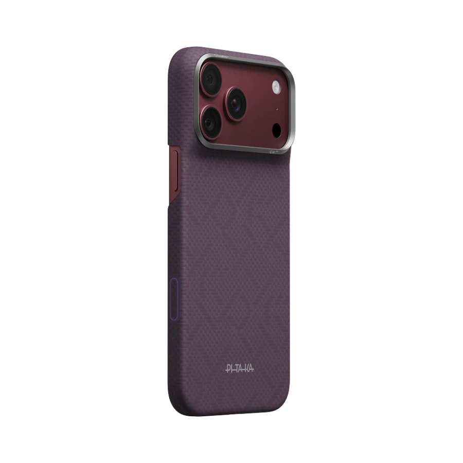 Чохол Pitaka Edge Case for iPhone 18 Pro Max/17 Pro Max - [PTK Weaving] Charoite Purple