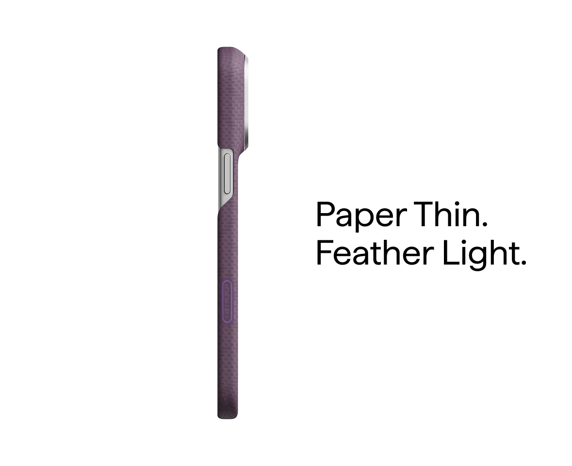 Чохол Pitaka Edge Case for iPhone 18 Pro Max/17 Pro Max - [PTK Weaving] Charoite Purple