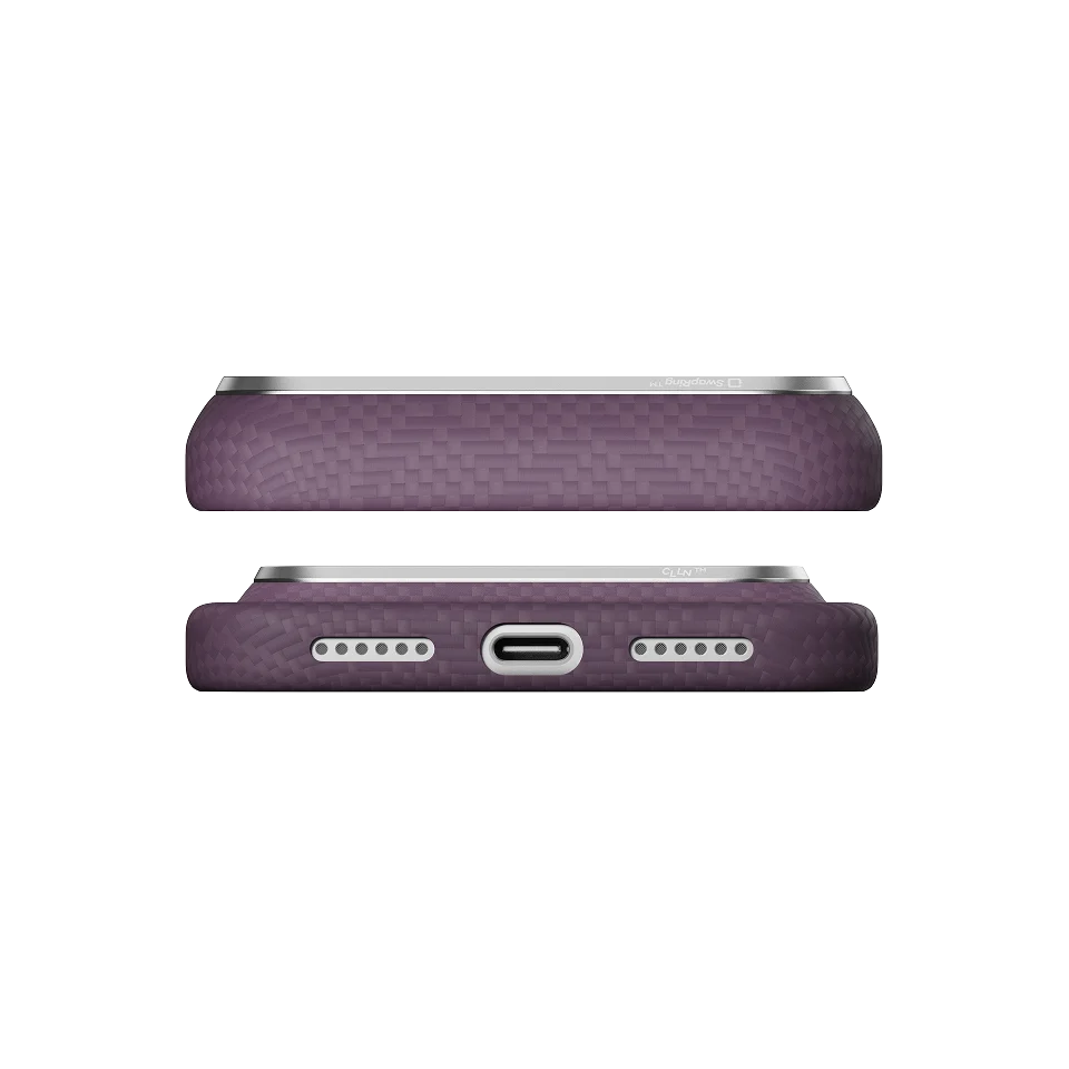 Чохол Pitaka Edge Case for iPhone 18 Pro Max/17 Pro Max - [PTK Weaving] Charoite Purple