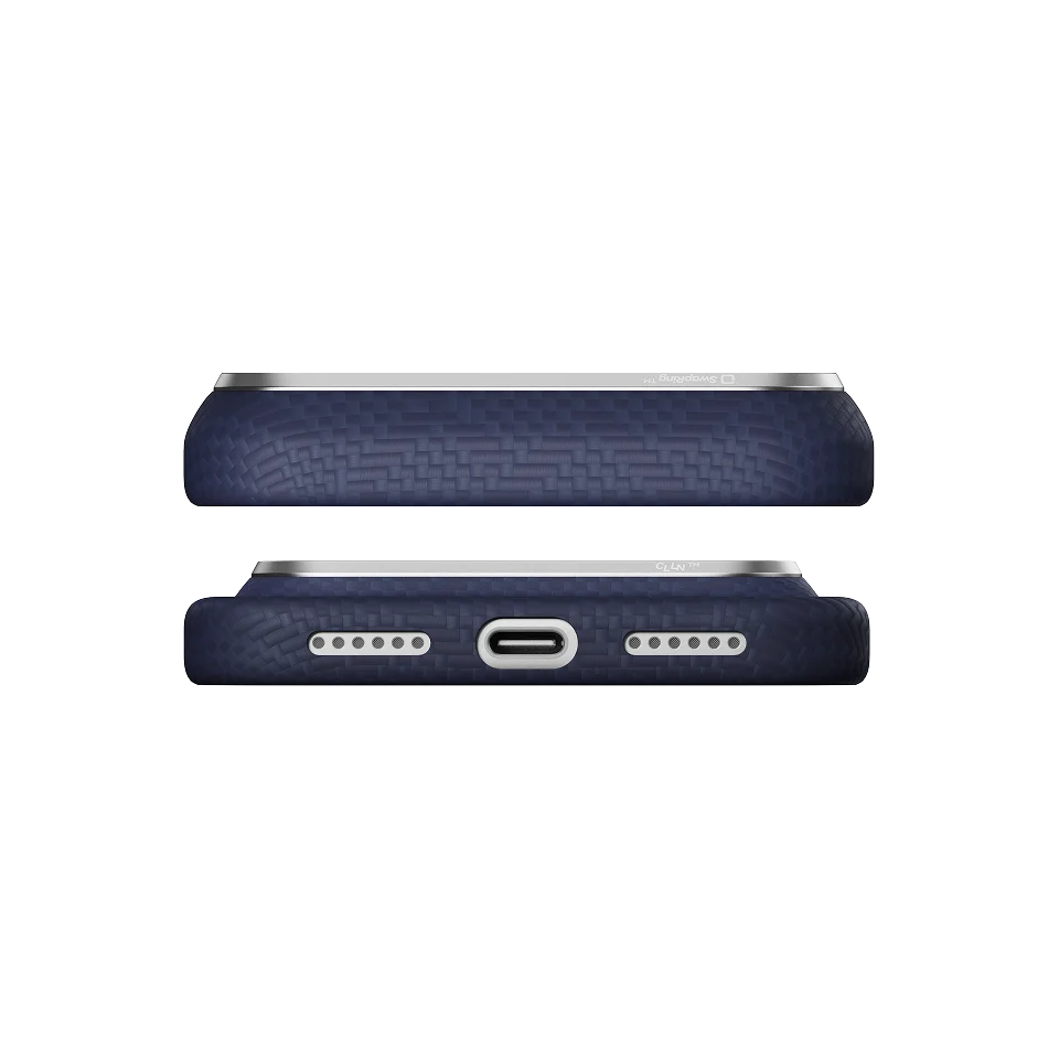 Чохол Pitaka Edge Case for iPhone 18 Pro Max/17 Pro Max - [PTK Weaving] Sapphire Blue