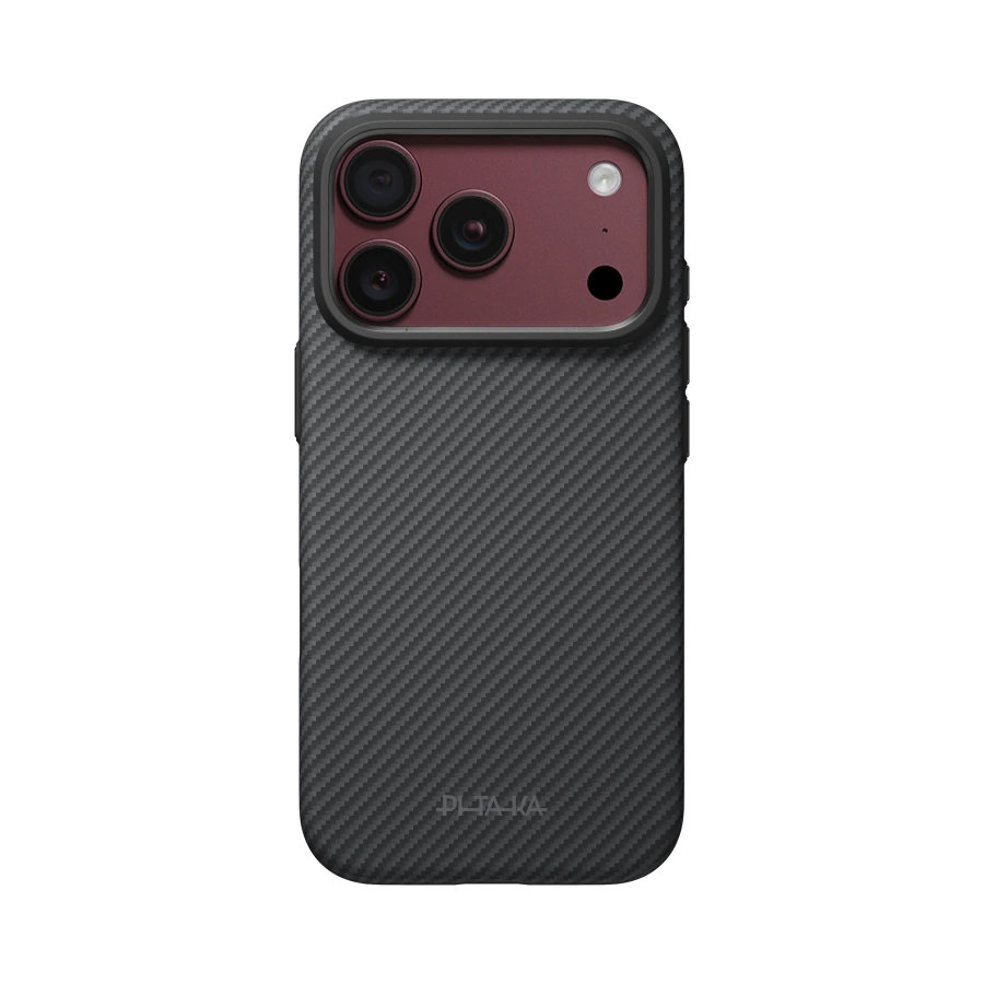Чохол Pitaka Summa Case for iPhone 18 Pro/17 Pro - 600D Black/Grey [Twill] (KI1801SP)