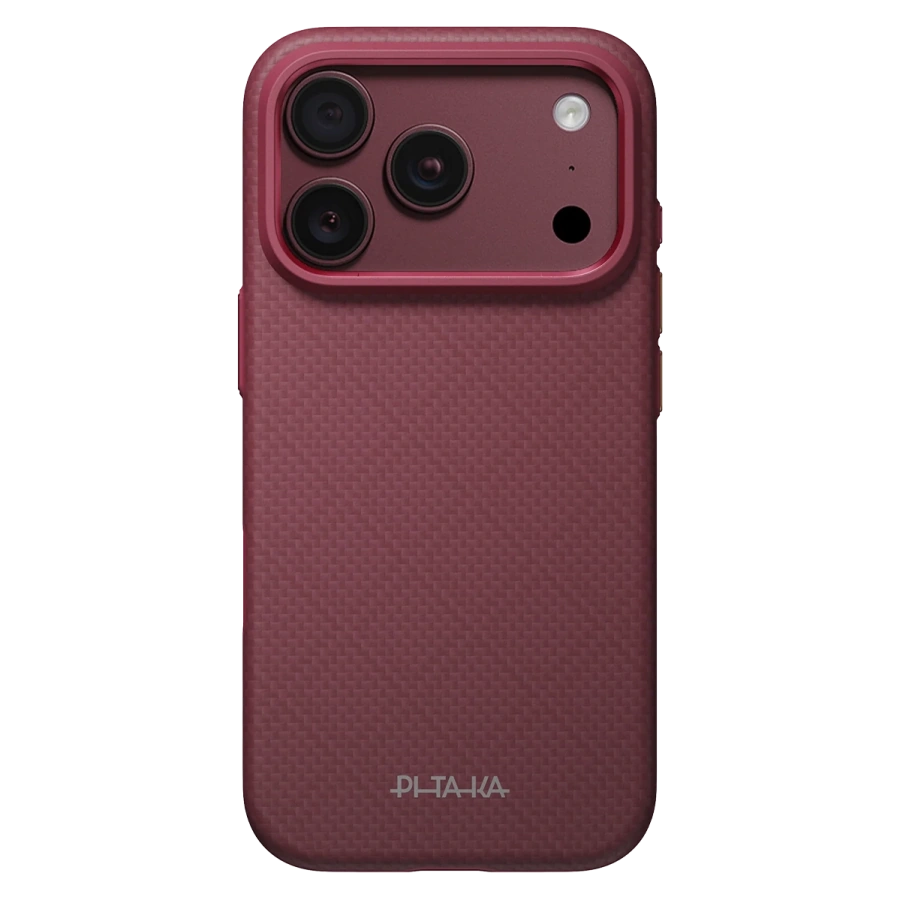 Чохол Pitaka Summa Case for iPhone 18 Pro/17 Pro - Burgundy