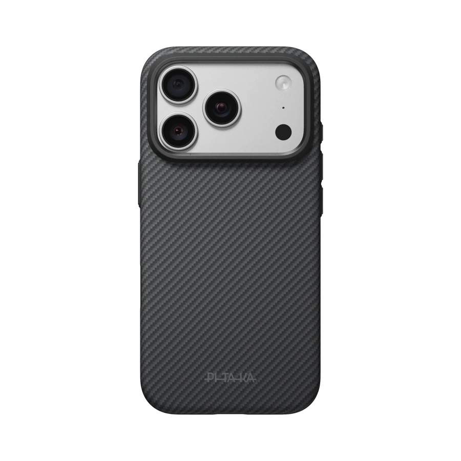Чохол Pitaka Summa Case for iPhone 18 Pro Max/17 Pro Max - 600D Black/Grey [Twill] (KI1801SPM)