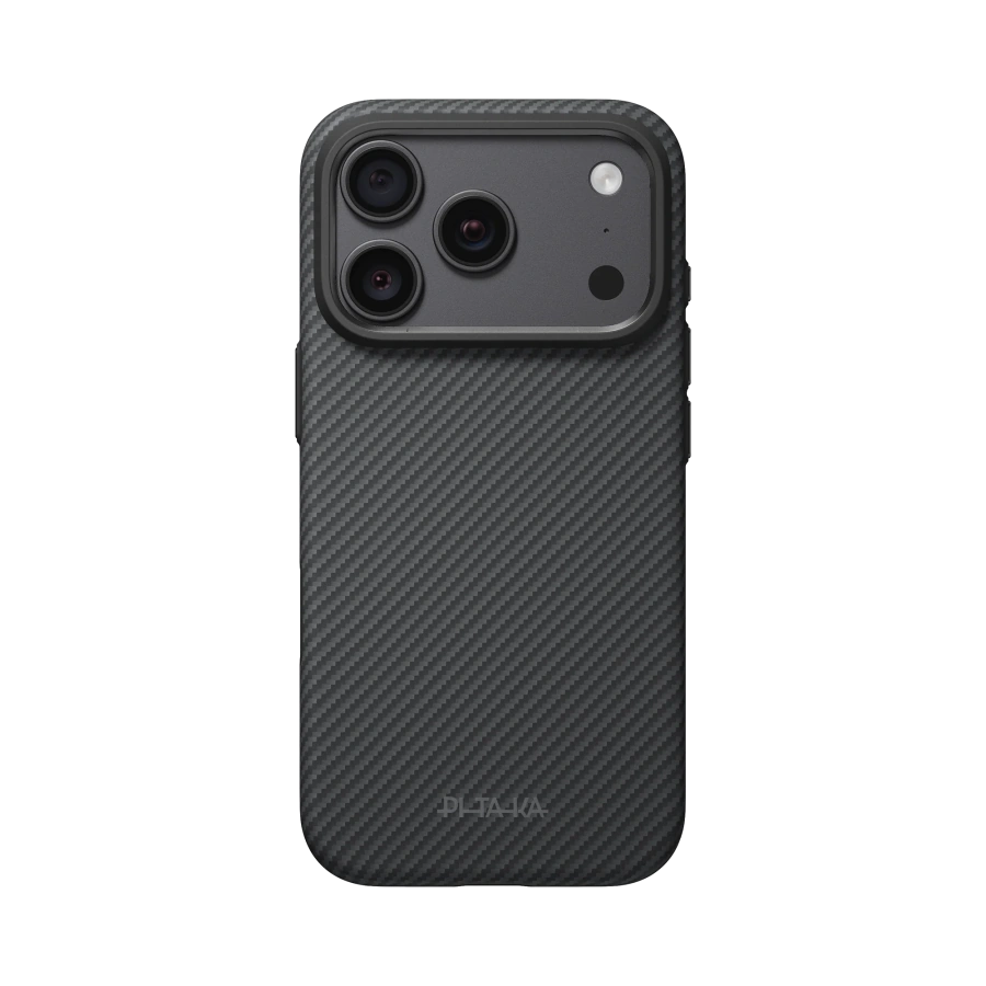 Чохол Pitaka Summa Case for iPhone 18 Pro Max/17 Pro Max - 600D Black/Grey [Twill] (KI1801SPM)