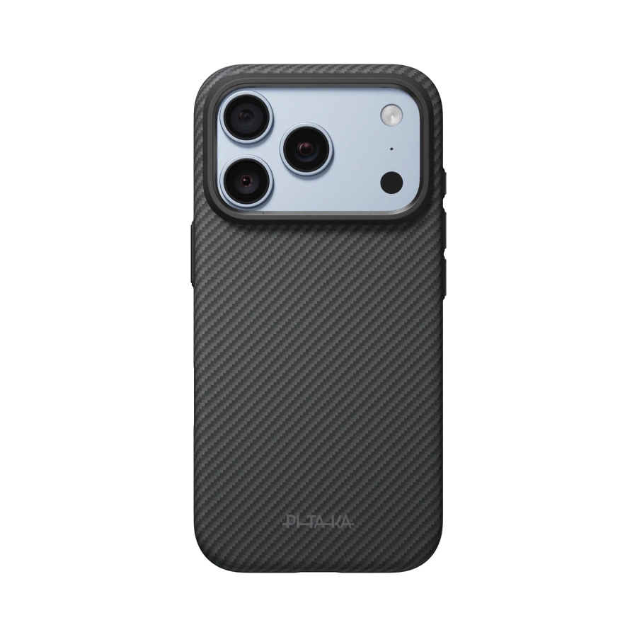 Чохол Pitaka Summa Case for iPhone 18 Pro Max/17 Pro Max - 600D Black/Grey [Twill] (KI1801SPM)