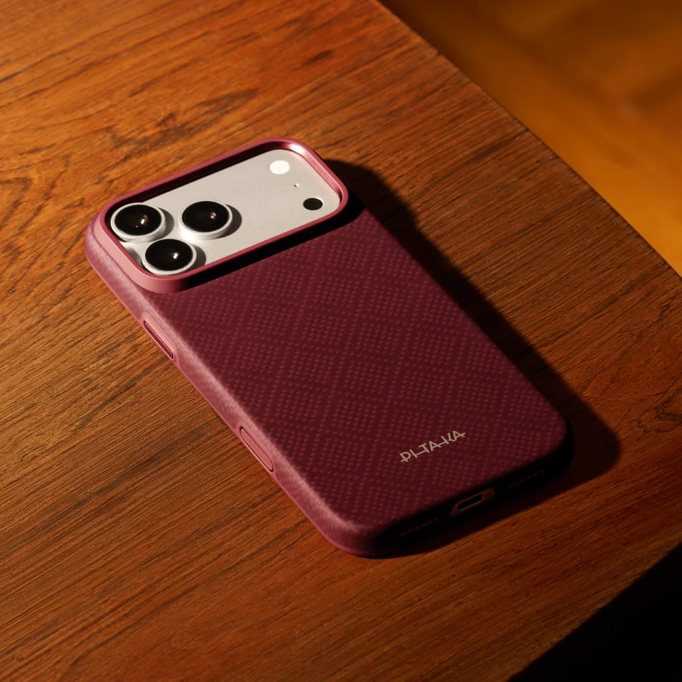Чохол Pitaka Summa Case for iPhone 18 Pro Max/17 Pro Max - Burgundy
