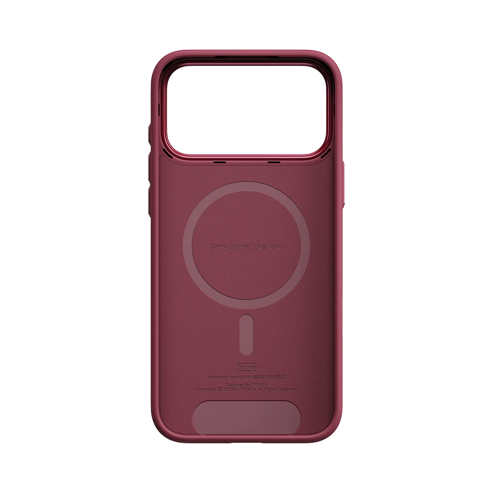 Чохол Pitaka Summa Case for iPhone 18 Pro Max/17 Pro Max - Burgundy
