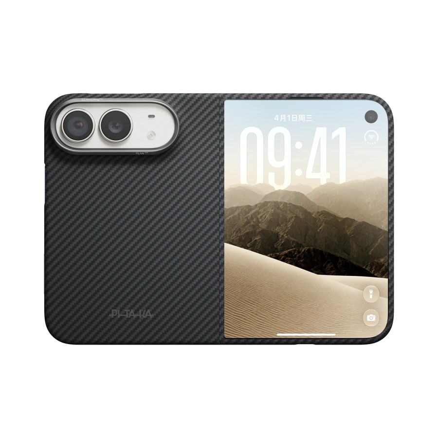 Чохол Pitaka Summa Case for iPhone Duo - 600D Black/Grey [Twill]