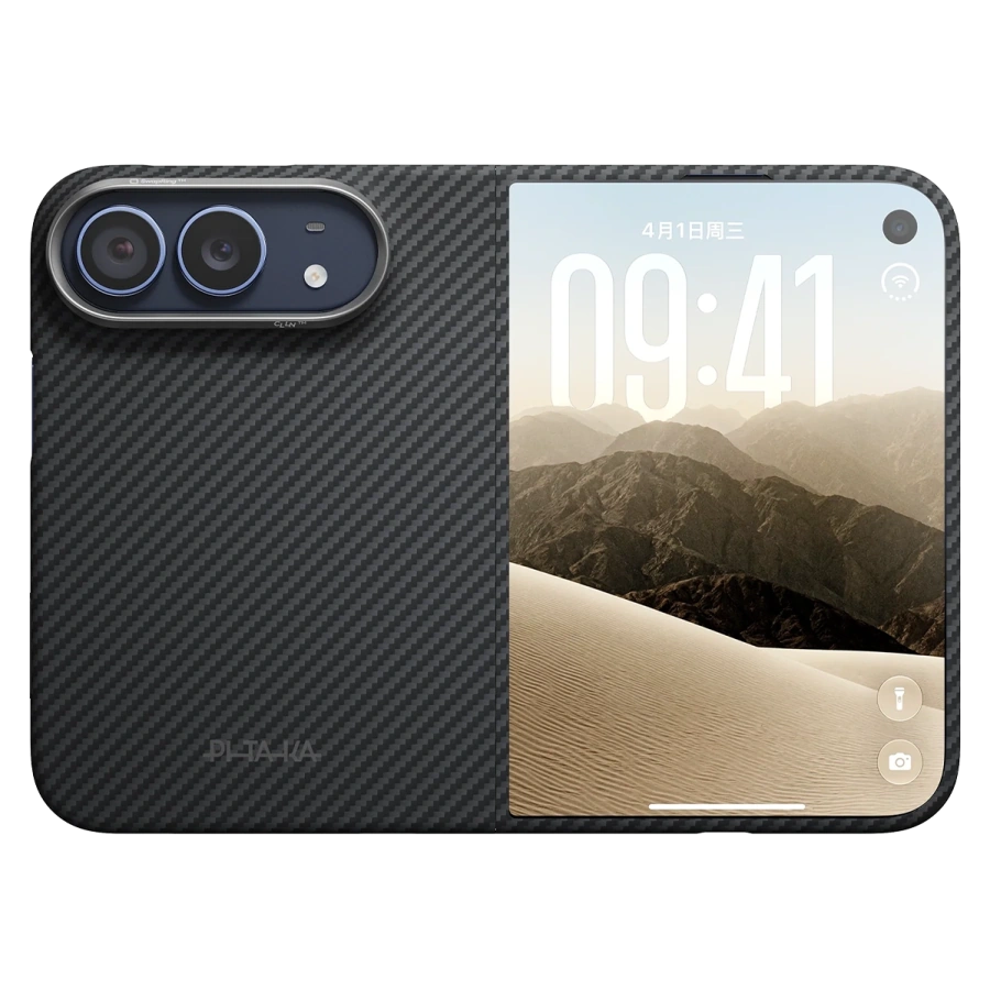 Чохол Pitaka Summa Case for iPhone Duo - 600D Black/Grey [Twill]