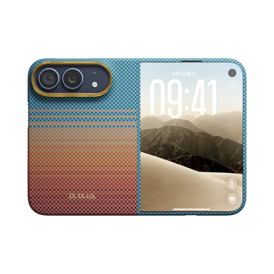 Чохол Pitaka Summa Case for iPhone Duo - California Dream-01