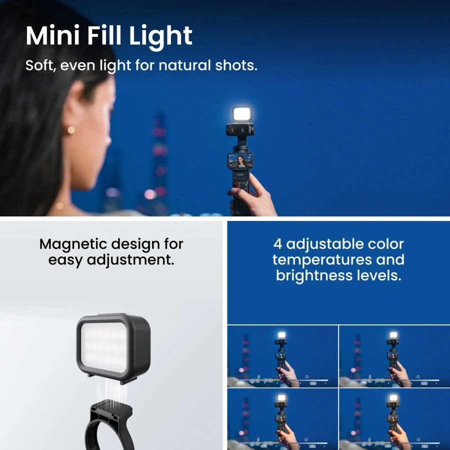 Экшн-камера Insta360 Luna Ultra [Fill Light Bundle] - Cosmic Black (CINSABTA-LUNA20)