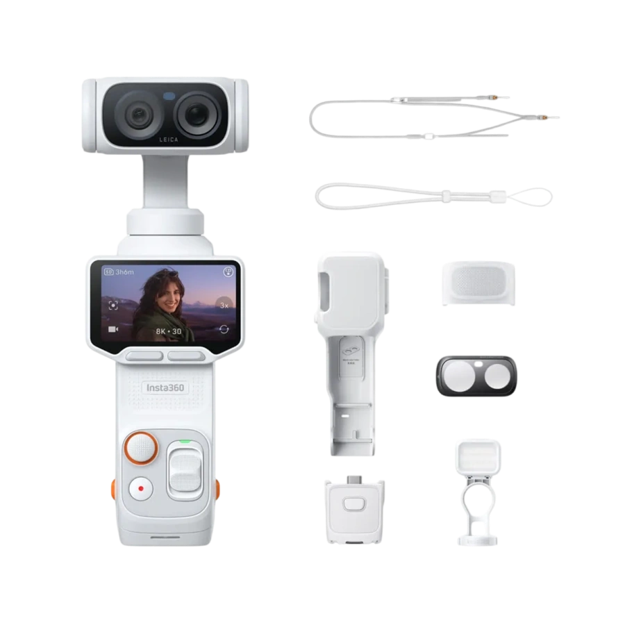 Экшн-камера Insta360 Luna Ultra [Fill Light Bundle] - Stellar White (CINSABTA-LUNA21)
